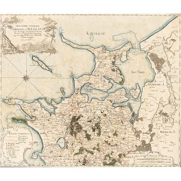 PLAKAT: Historisk kort over Nordvestsjælland 1771 PLAKAT: Historisk kort over Nordvestsjælland 1771
